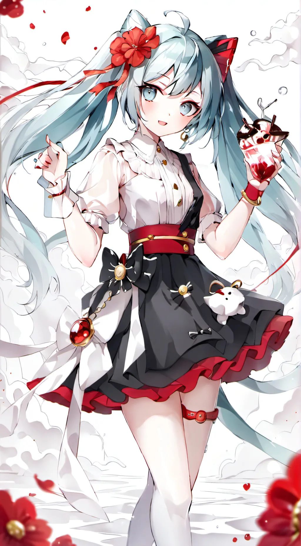 ai character: Miku background