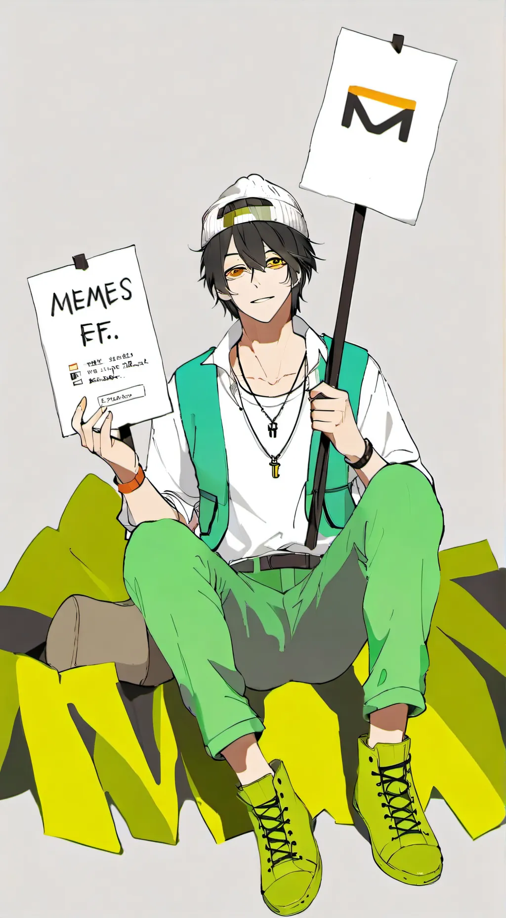 ai character: Share your meme background