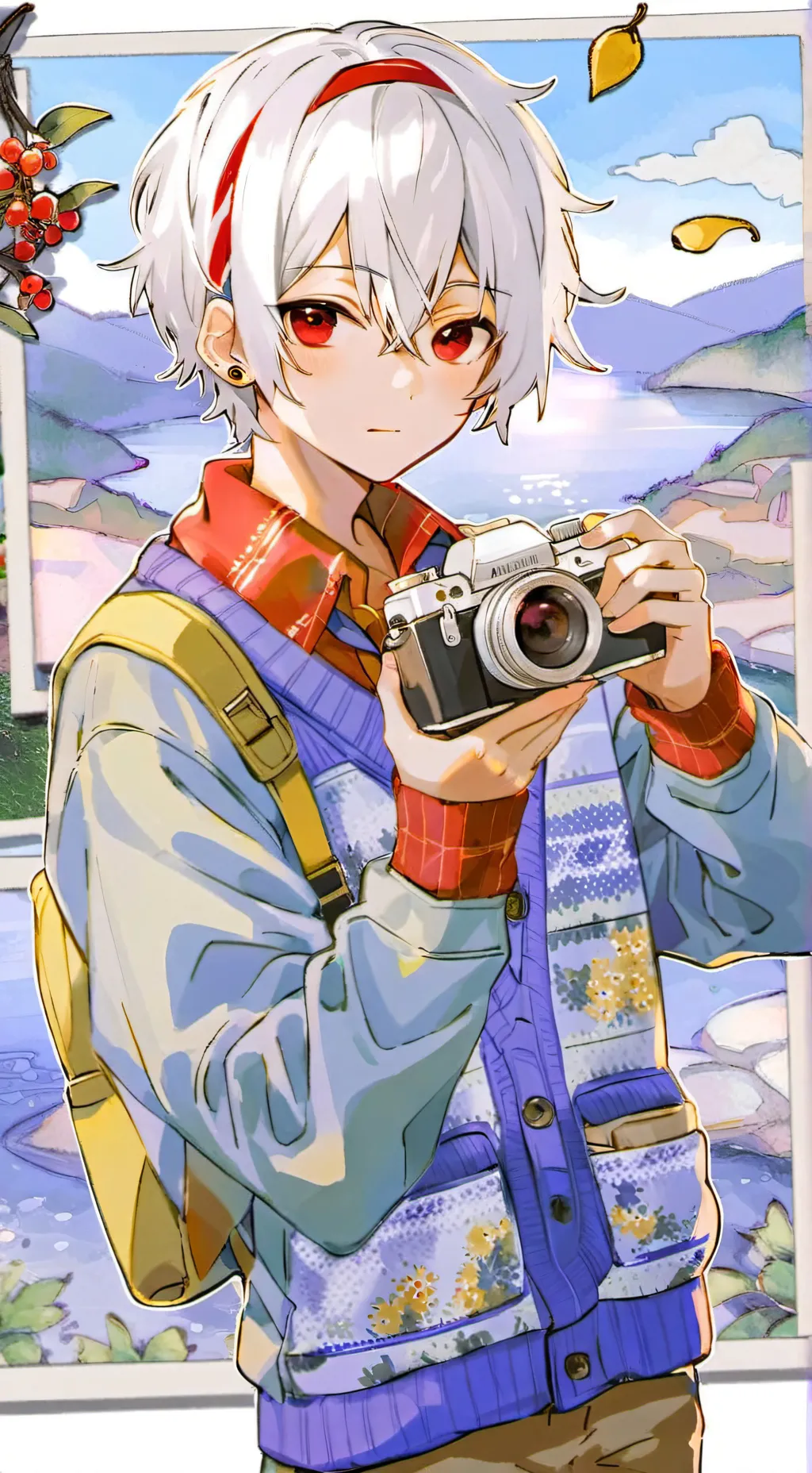 ai character: Photographer Lefin background