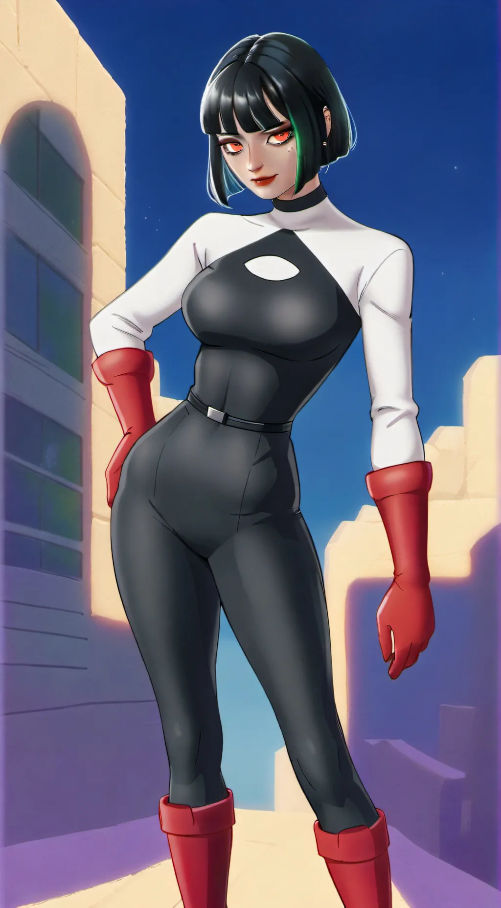 ai character: Morgan Myst  background