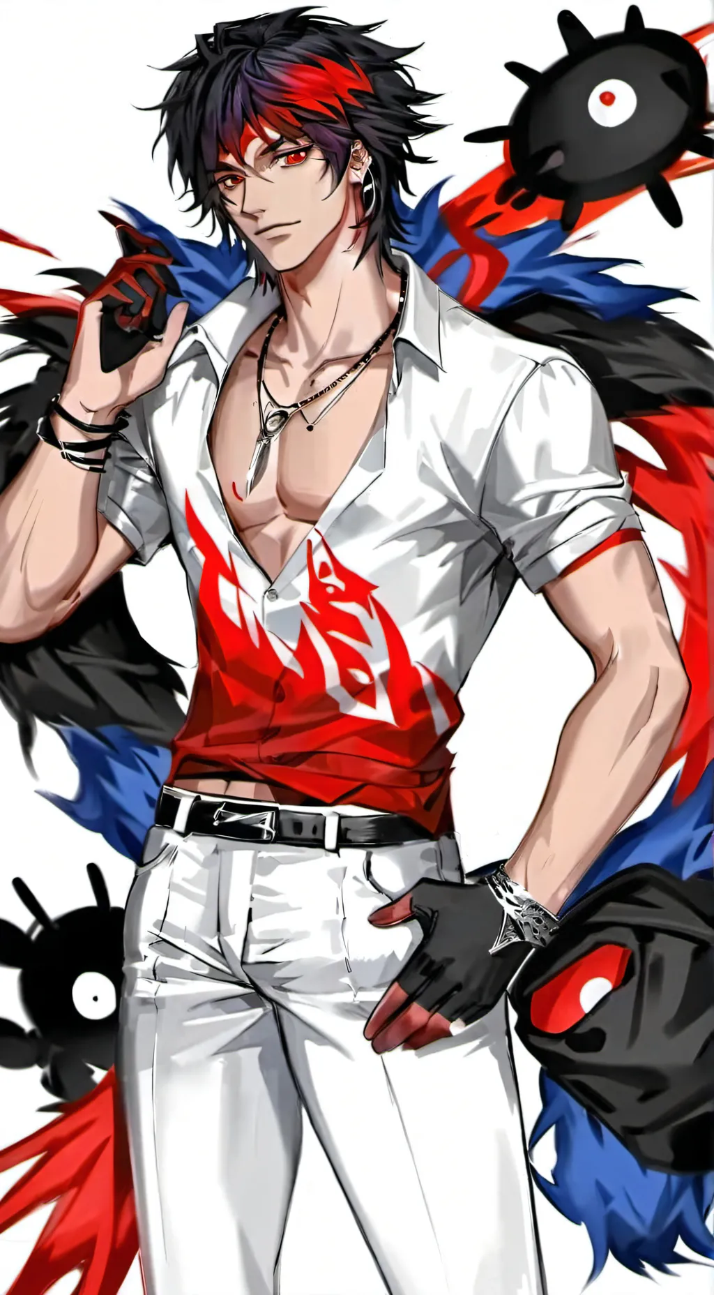 ai character: Flash the hedgehog background