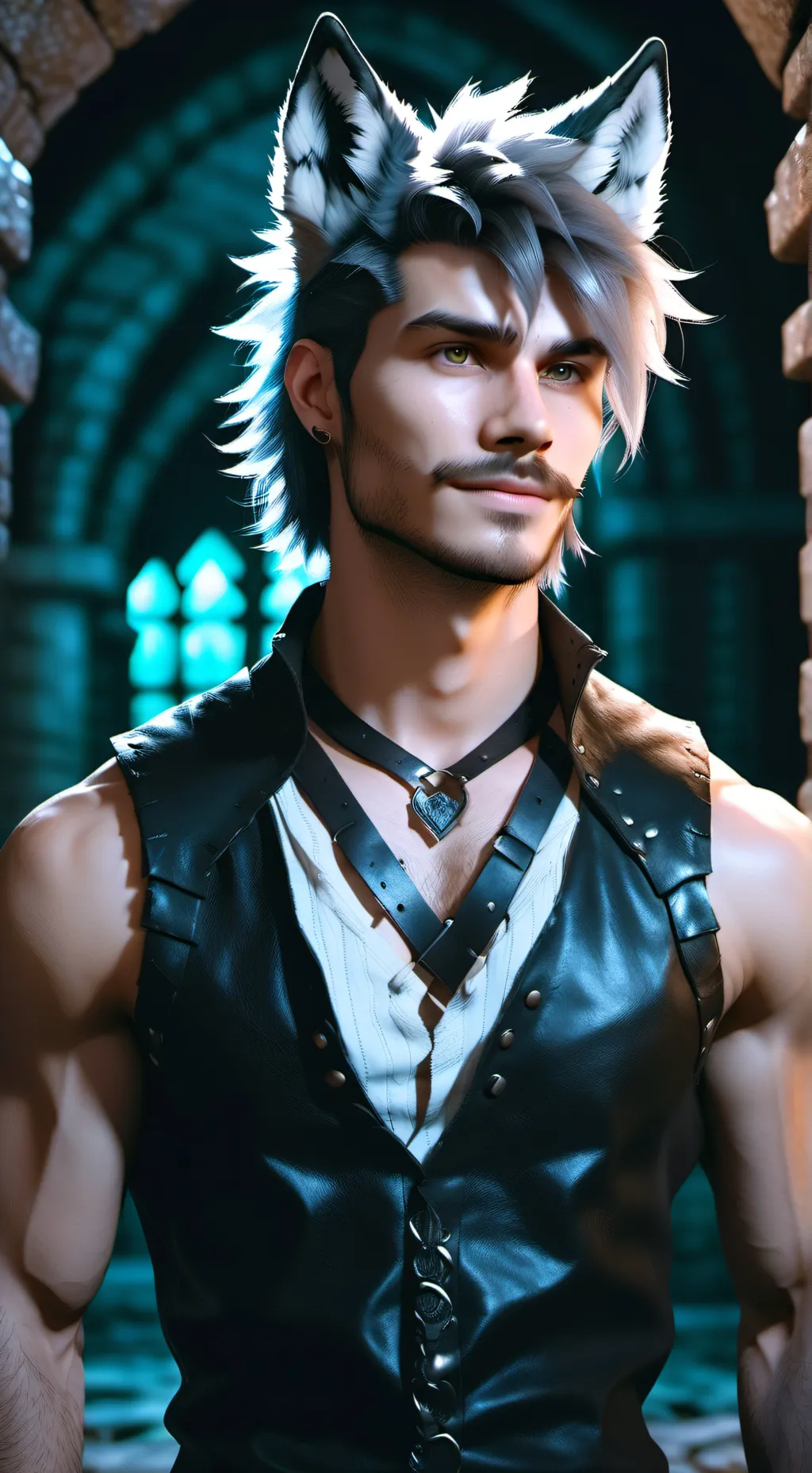 ai character: 🏳️‍🌈Silver  background