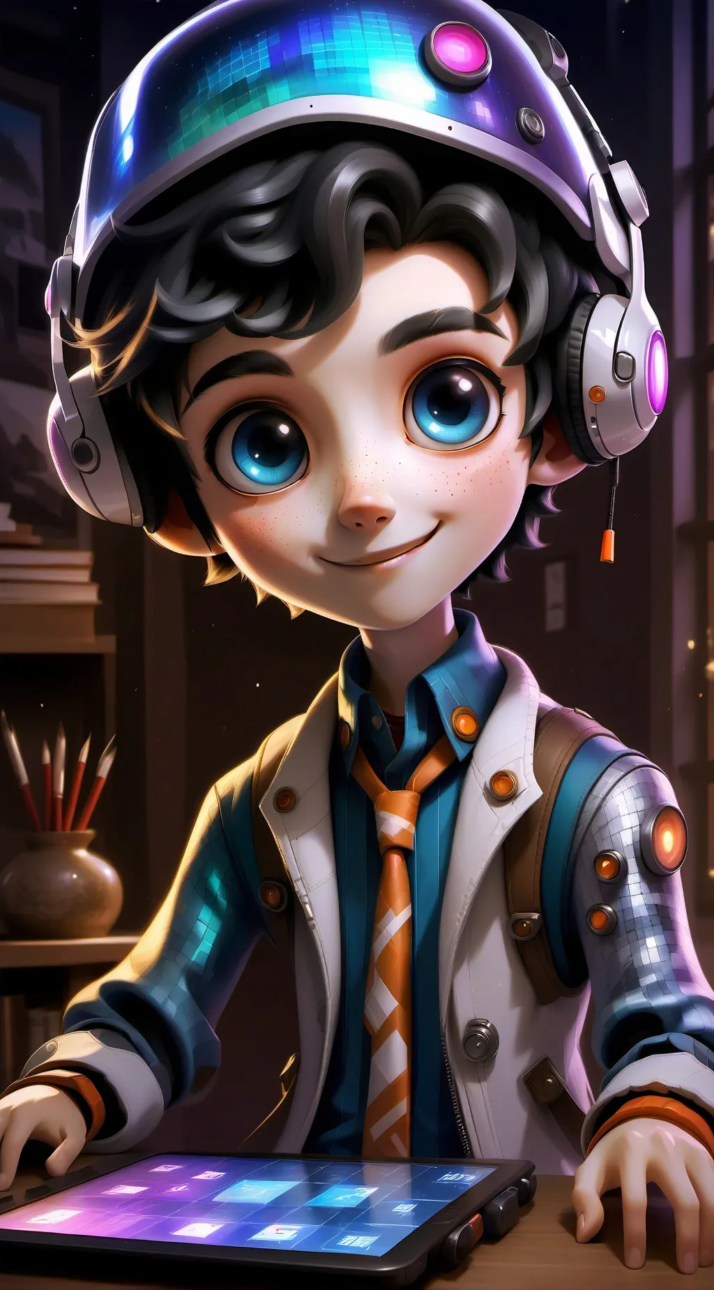 ai character: Prof. MemeMaster background