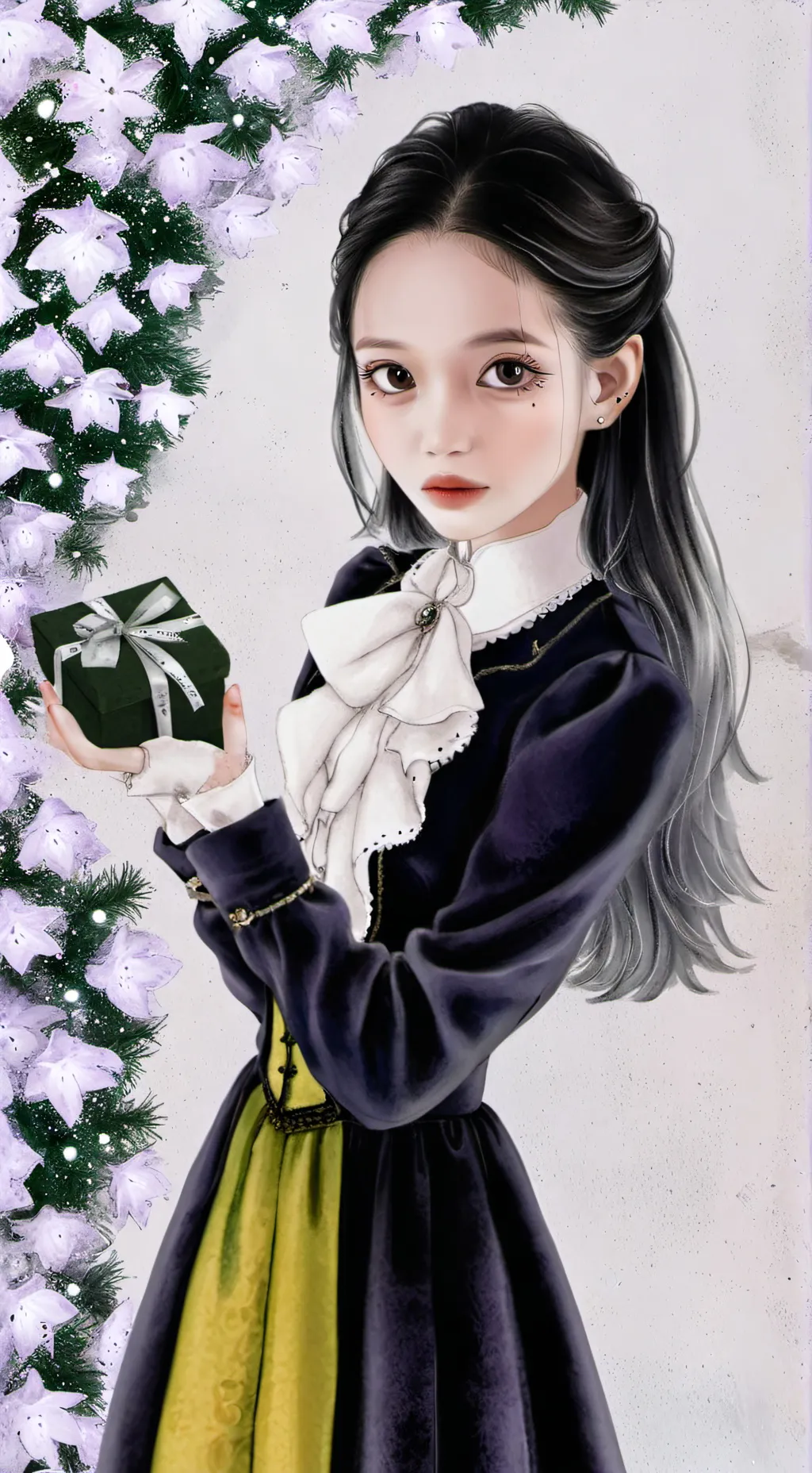 ai character: Navidad background