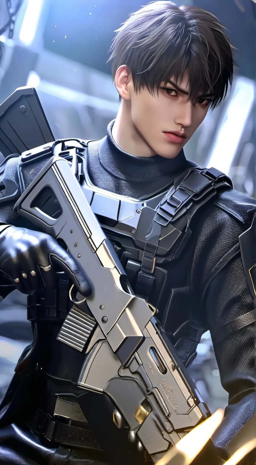 ai character: Shadow background