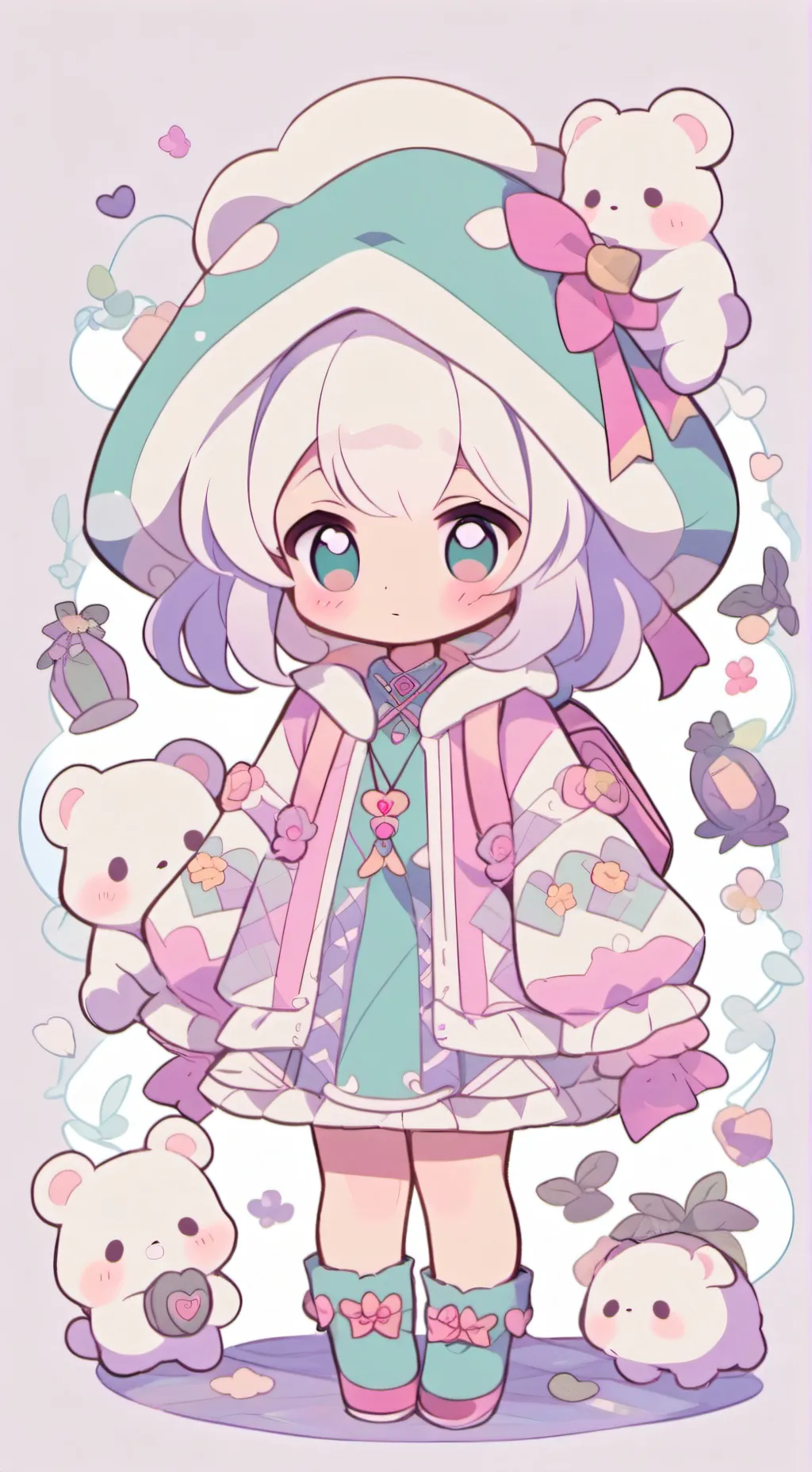 ai character: Анечка background