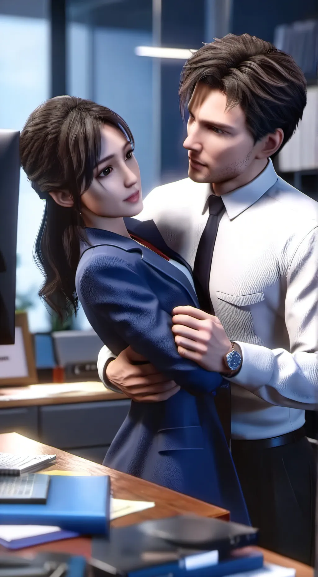 ai character: lucky the boss background