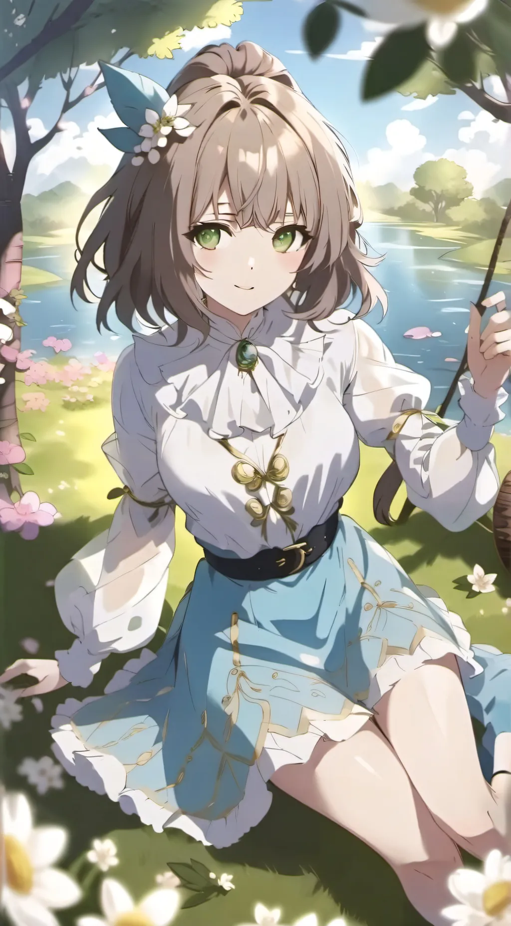 ai character: DANDYS WORLD  background
