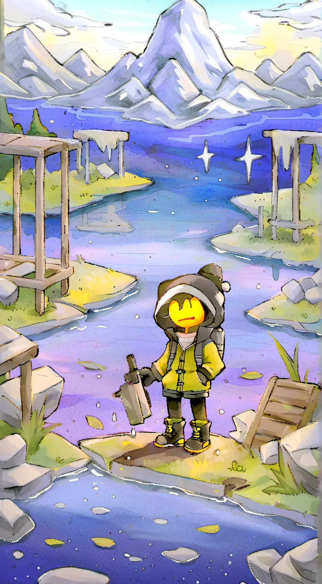 ai character: The trio gang (re) background
