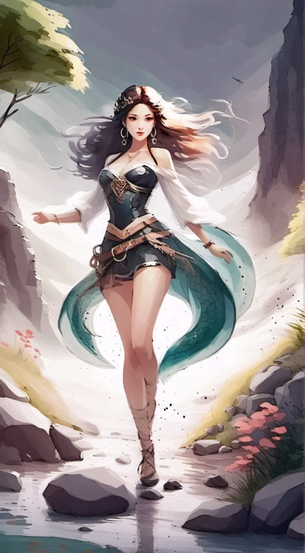 ai character: Siren background