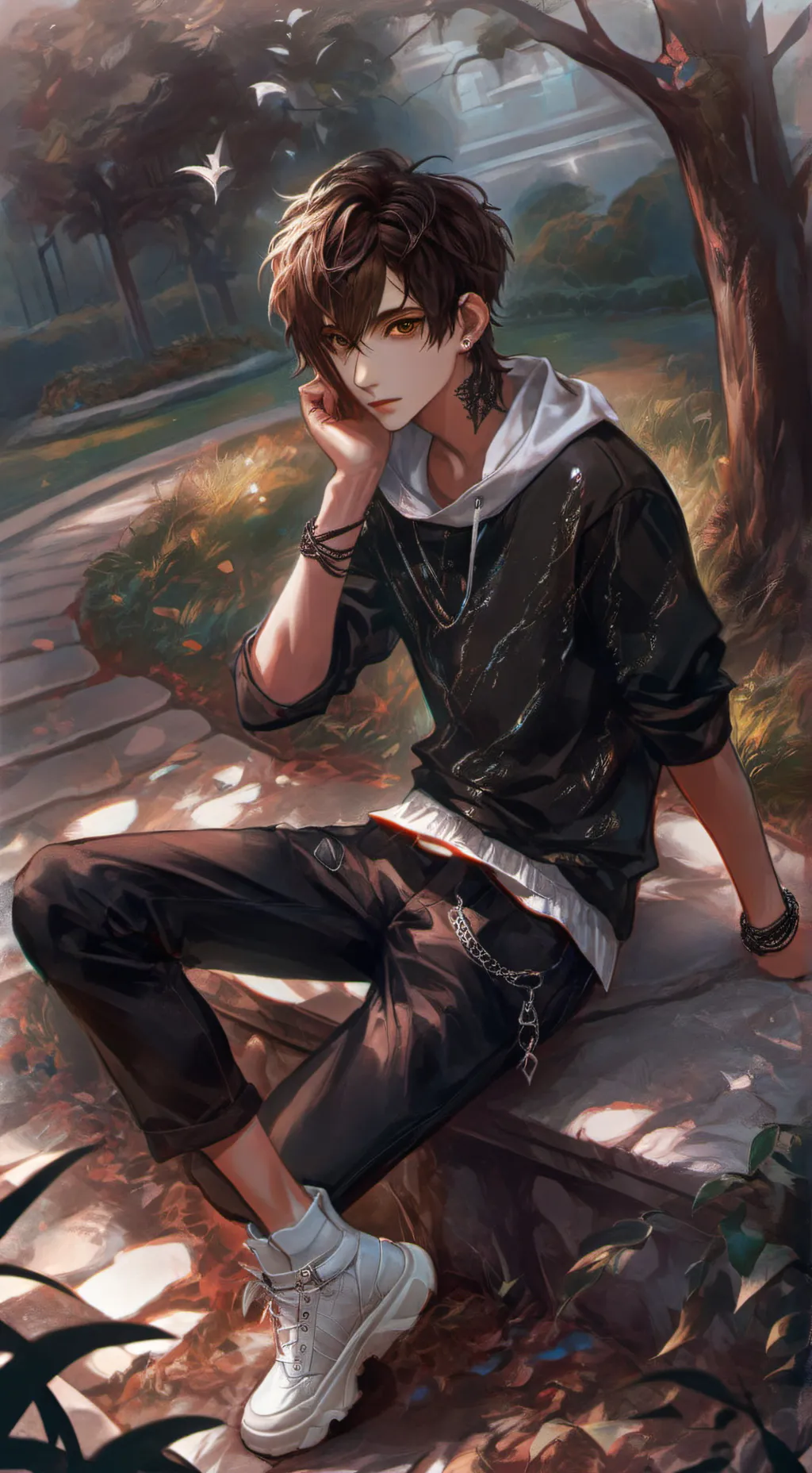 ai character: Issac background