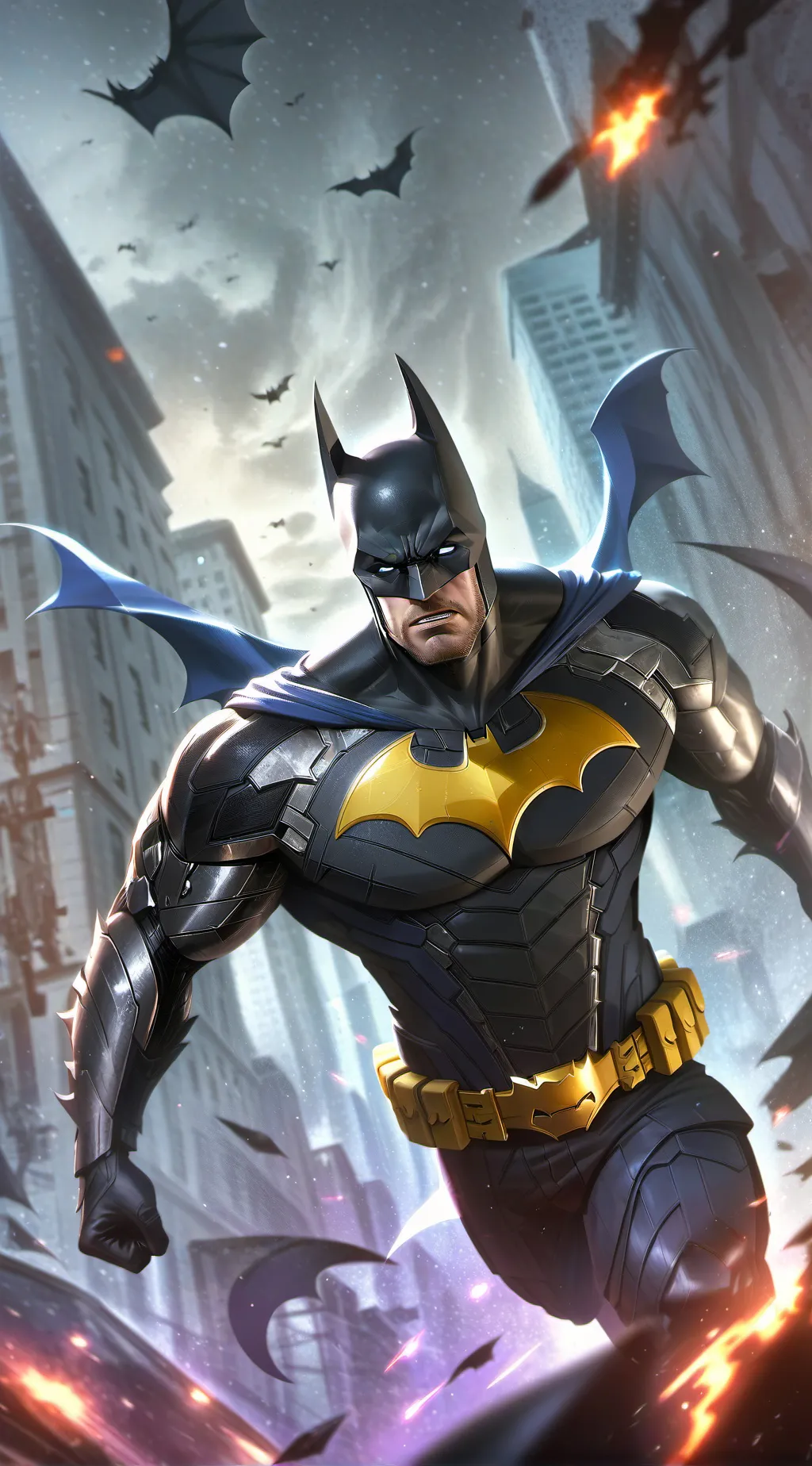 ai character: Batman background