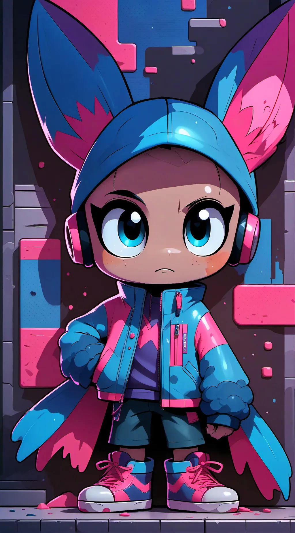 ai character: tiny toons! background