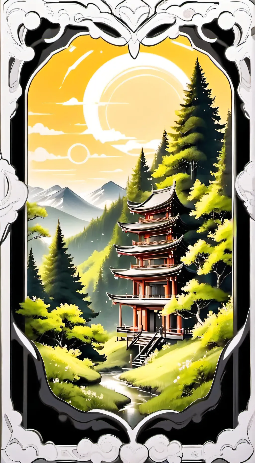 ai character: Saja boys background