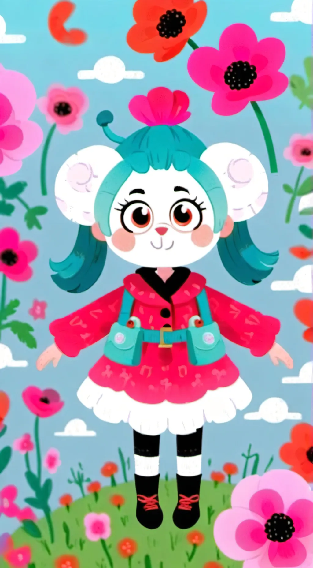 ai character: poppy  background