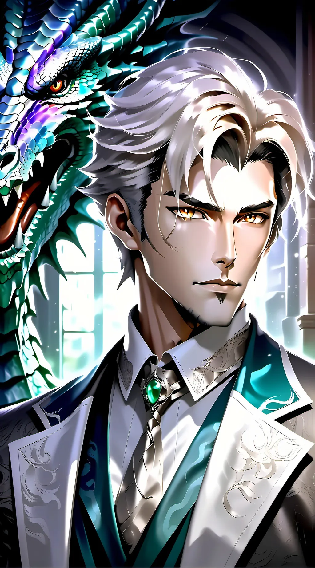 ai character: Mr. Gryphclaw, the Shifting Teacher background