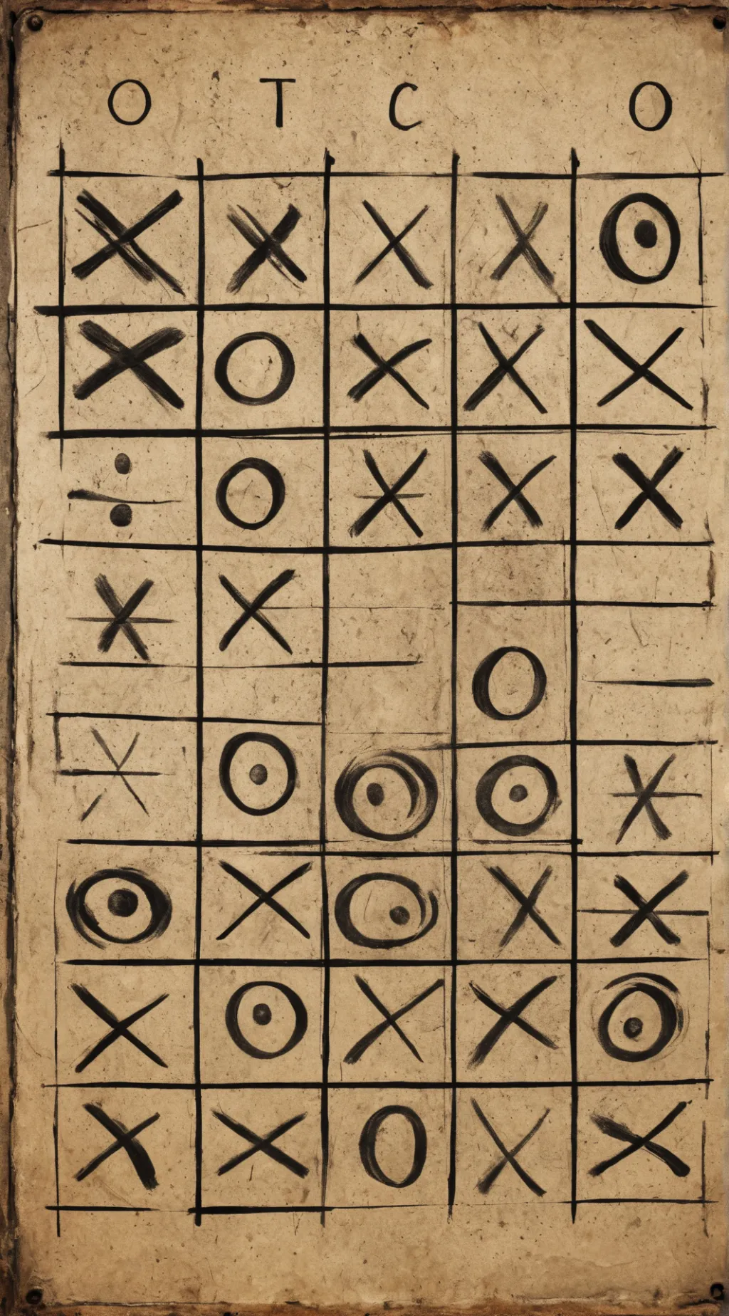 ai character: TicTacToe background