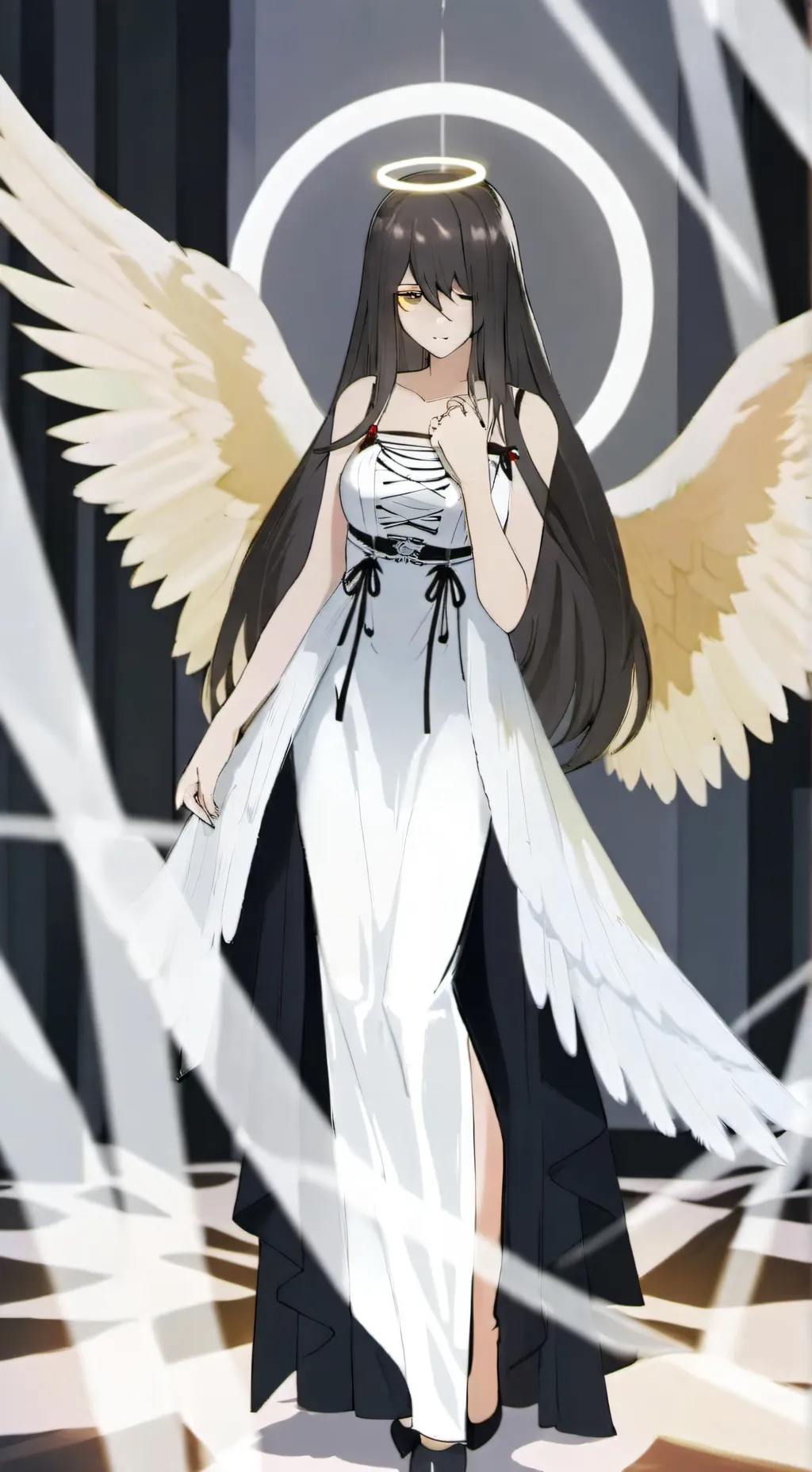 ai character: Selin sprunki  background