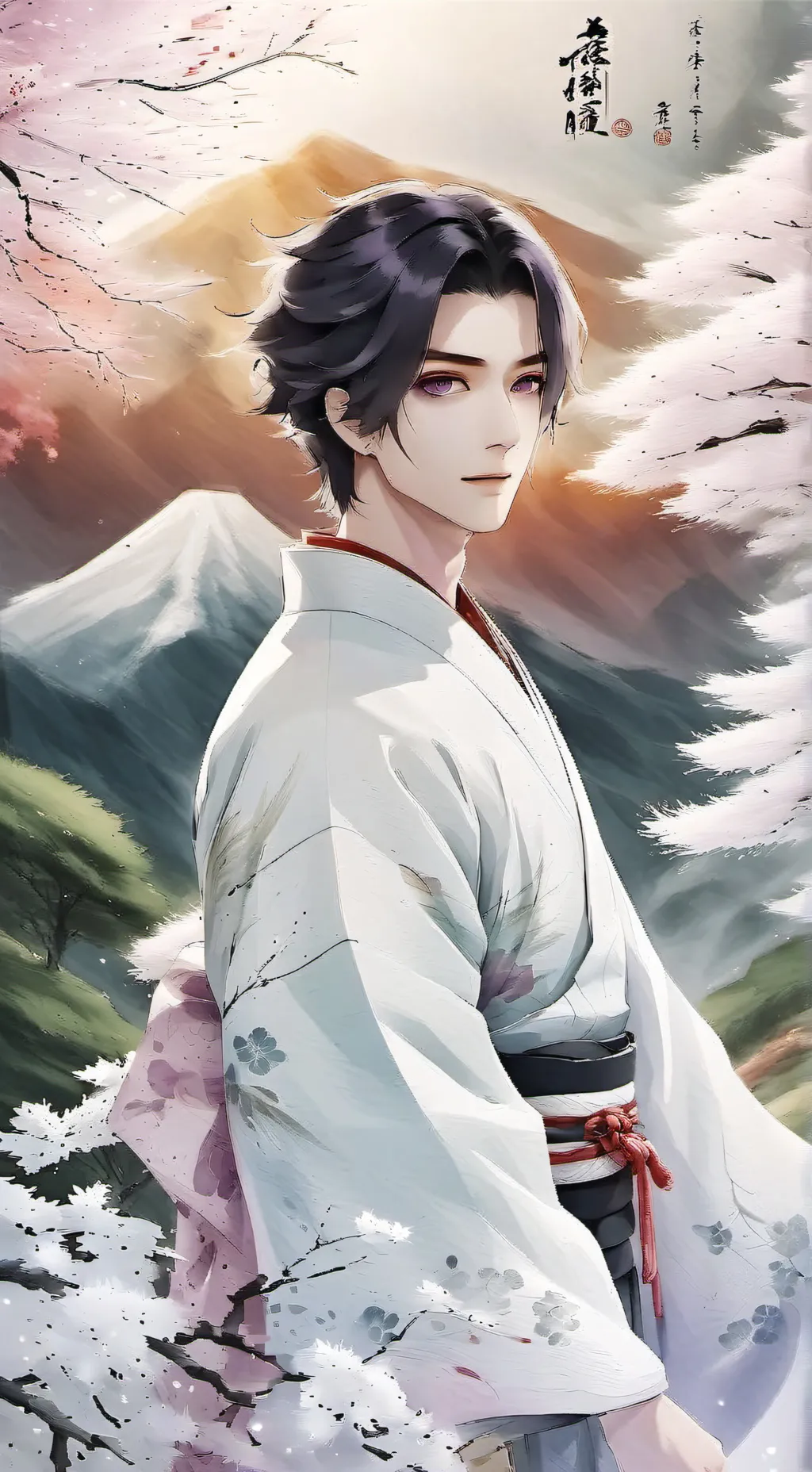 ai character: ♡Kaoru Hanabira♡ background
