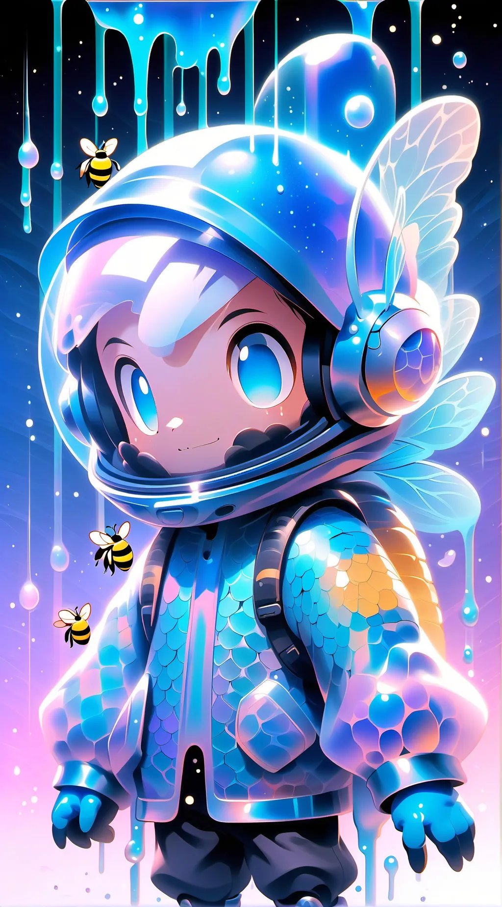 ai character: Dandy world run background