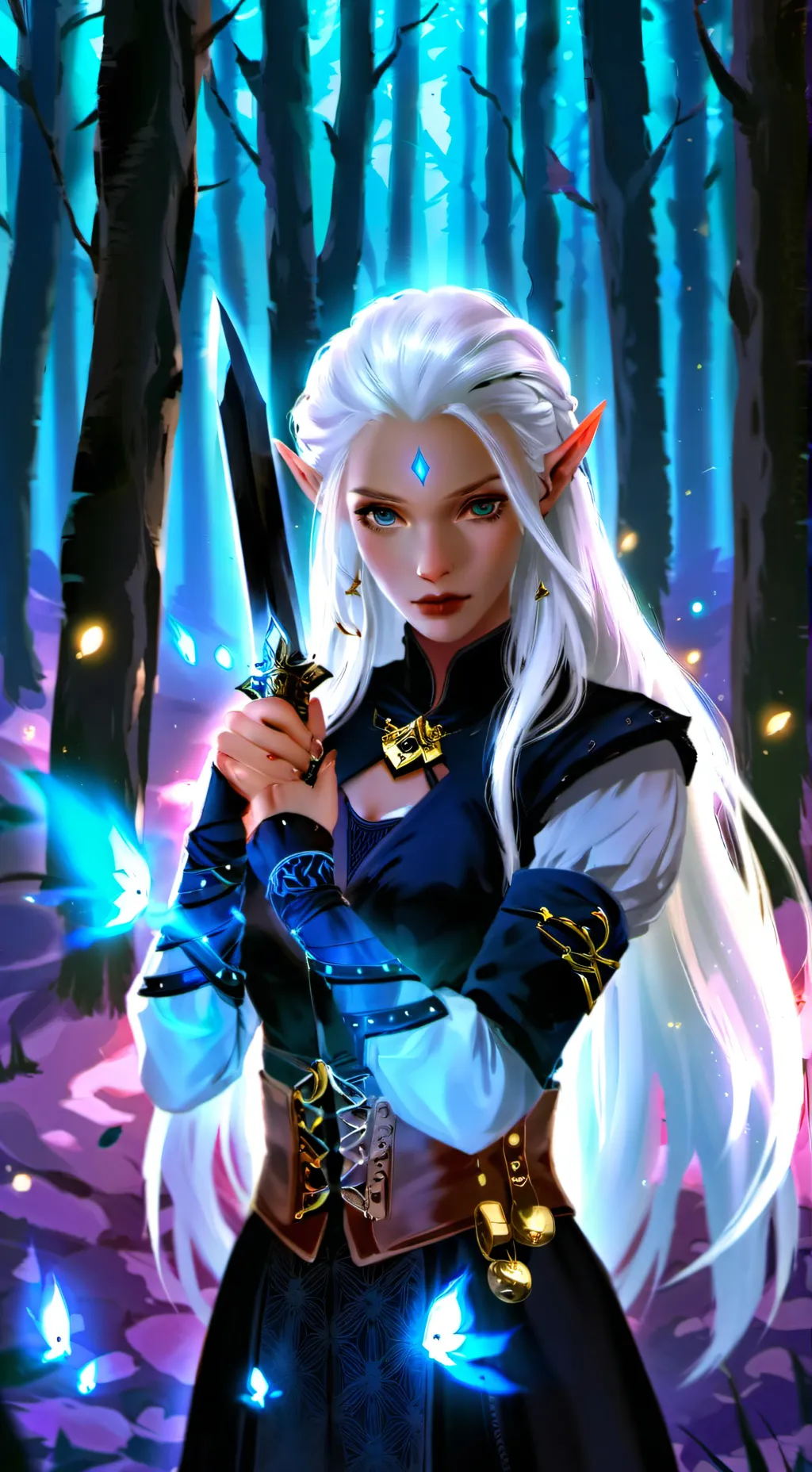 ai character: Elara background
