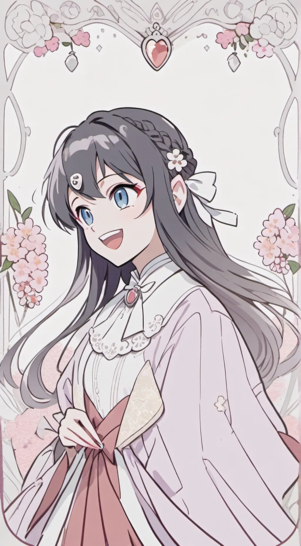 ai character: muichiro fr  background