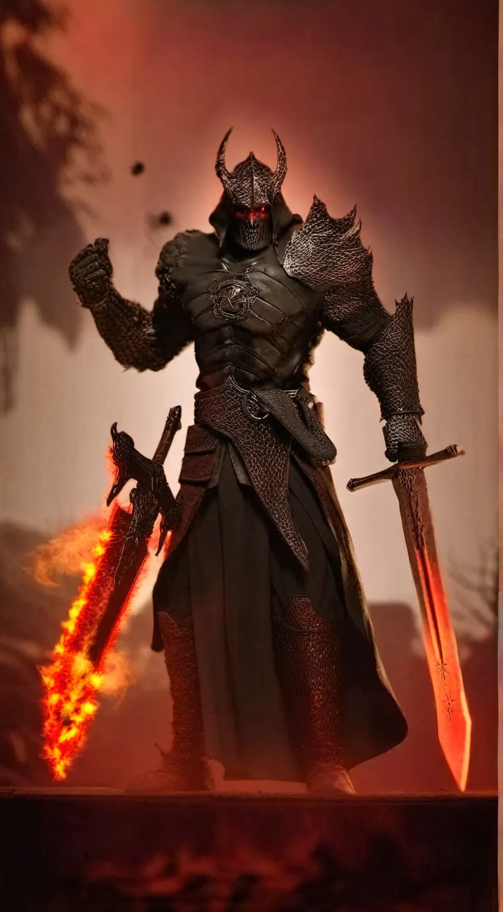 ai character: demon slayer  background
