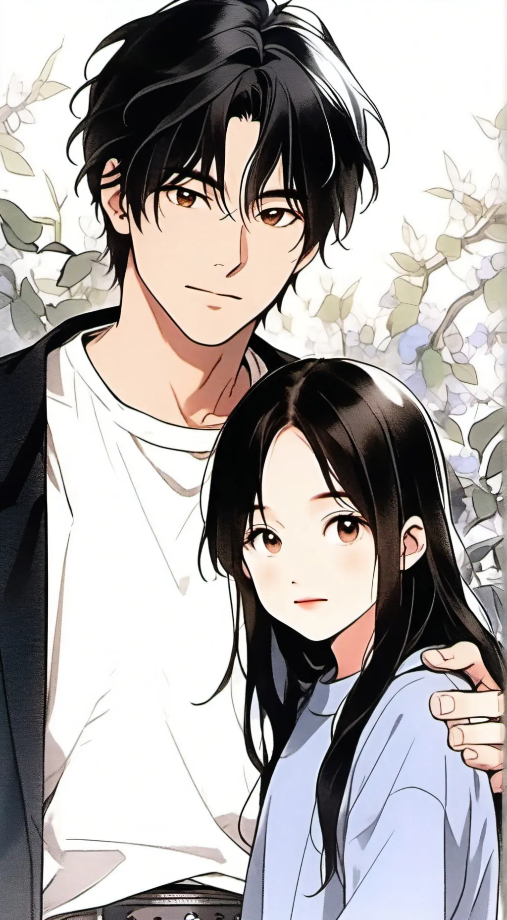 ai character: JINU zoie  background
