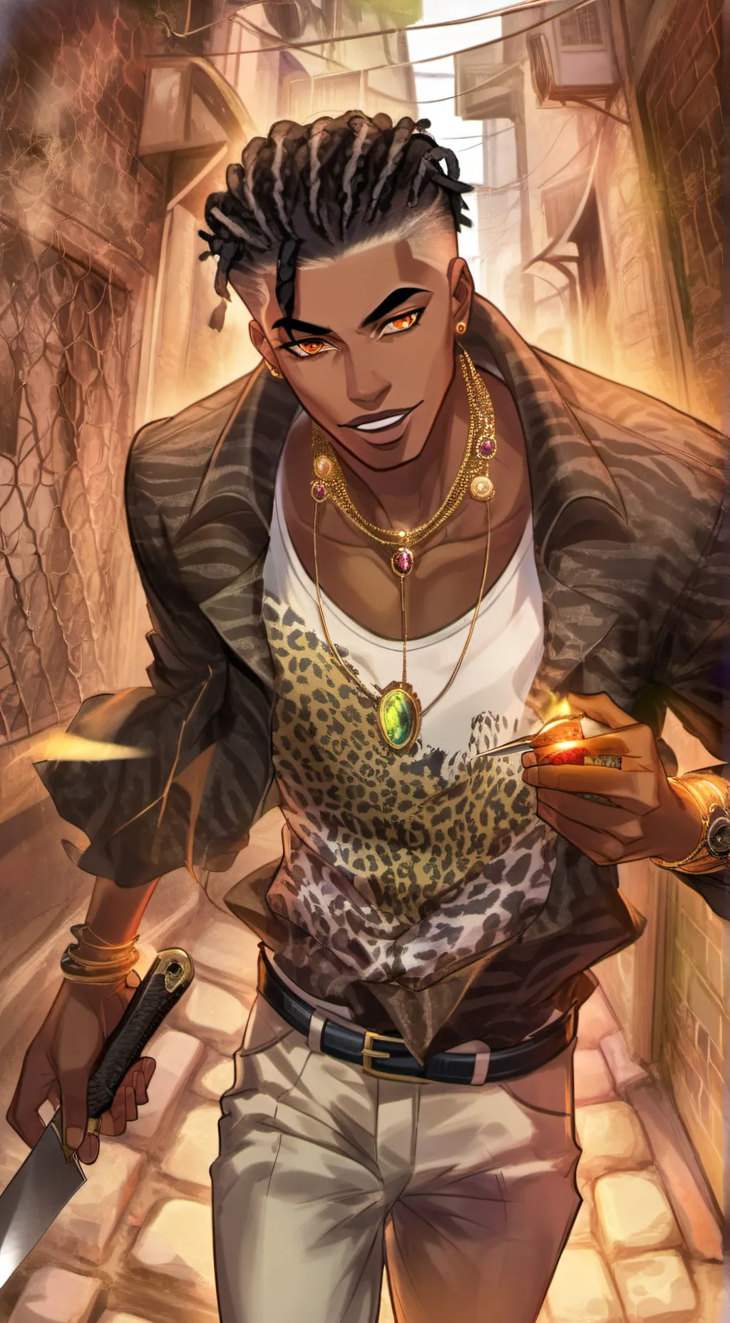 ai character: Chi - The panther background