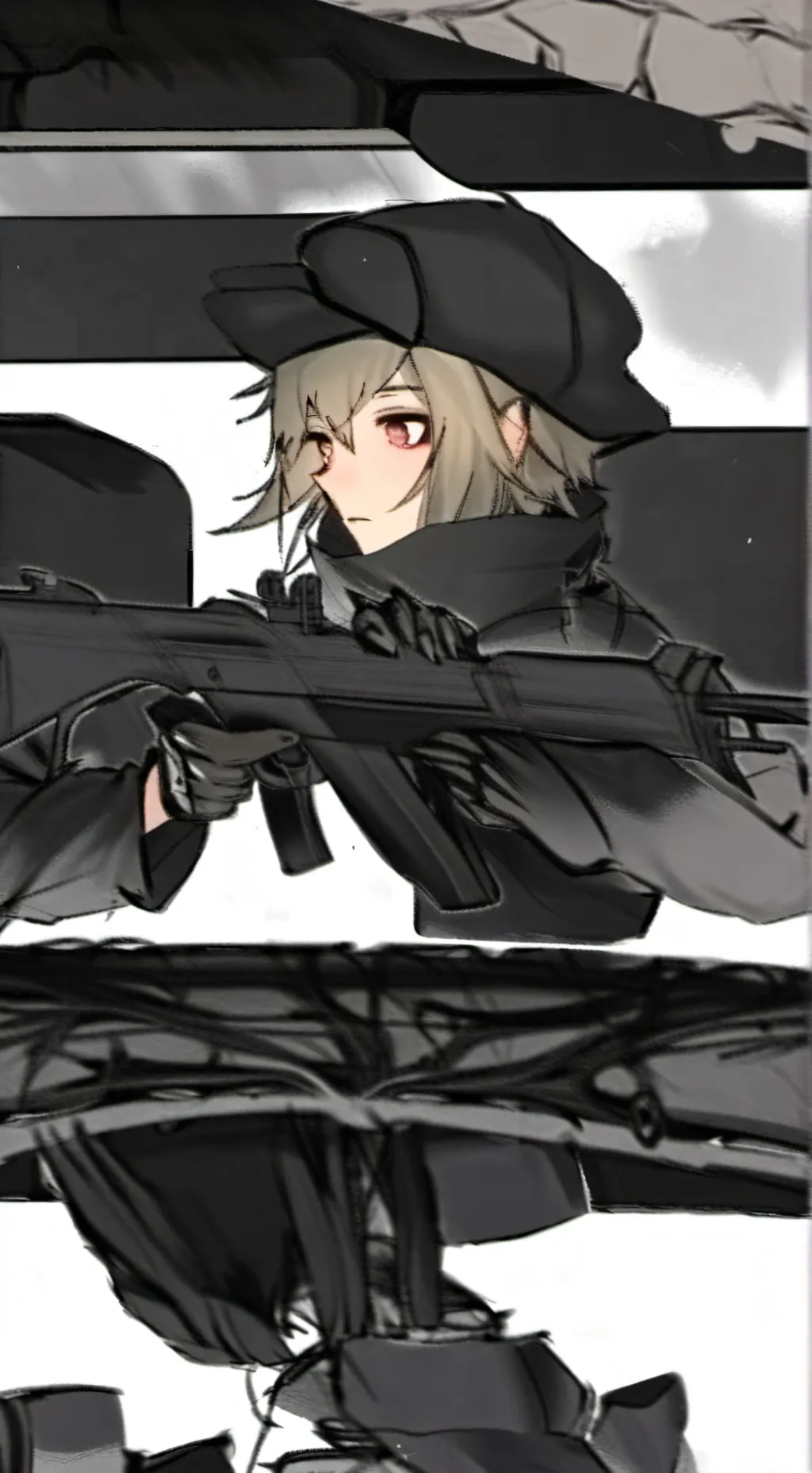 ai character: small bear background