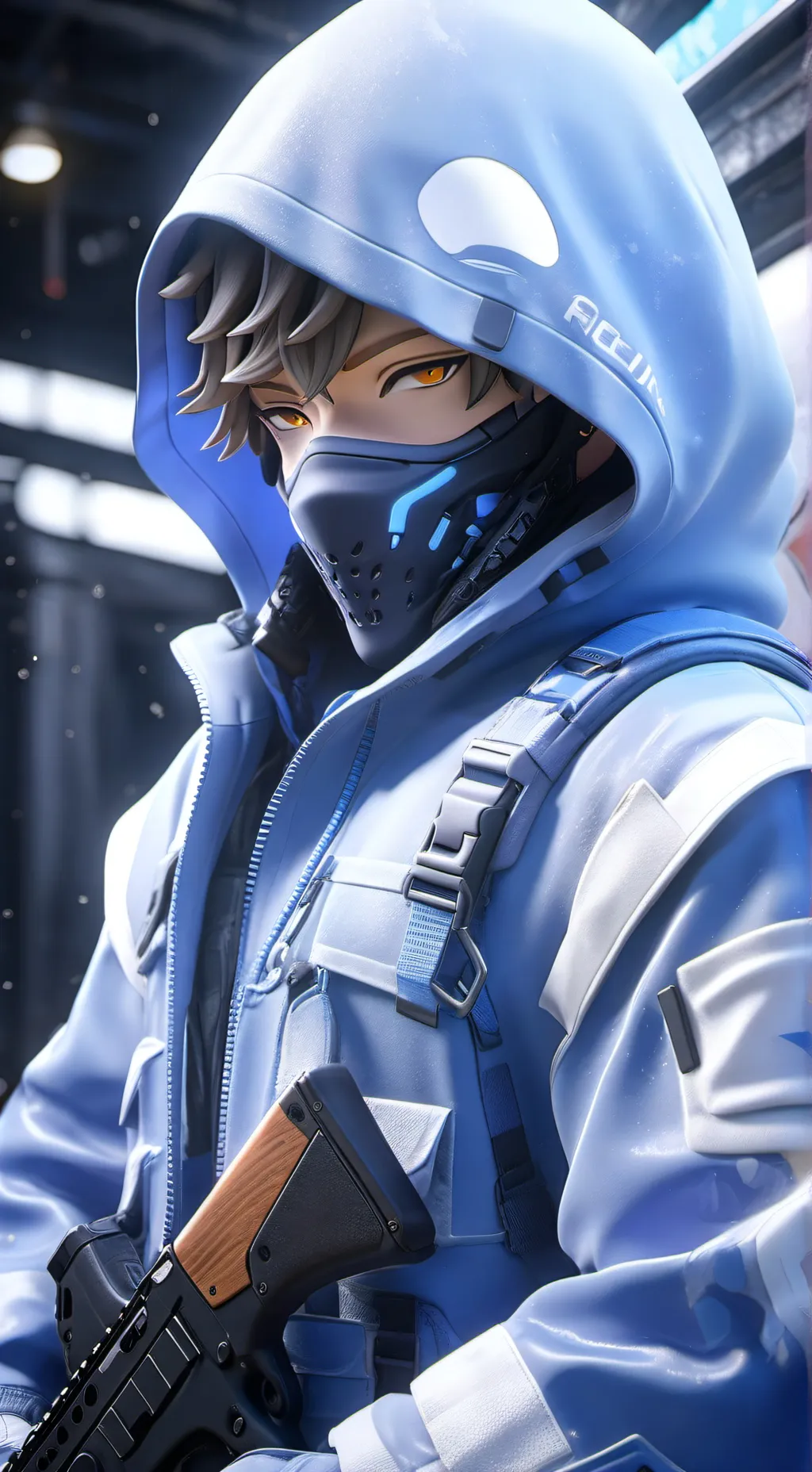 ai character: squad game guards background