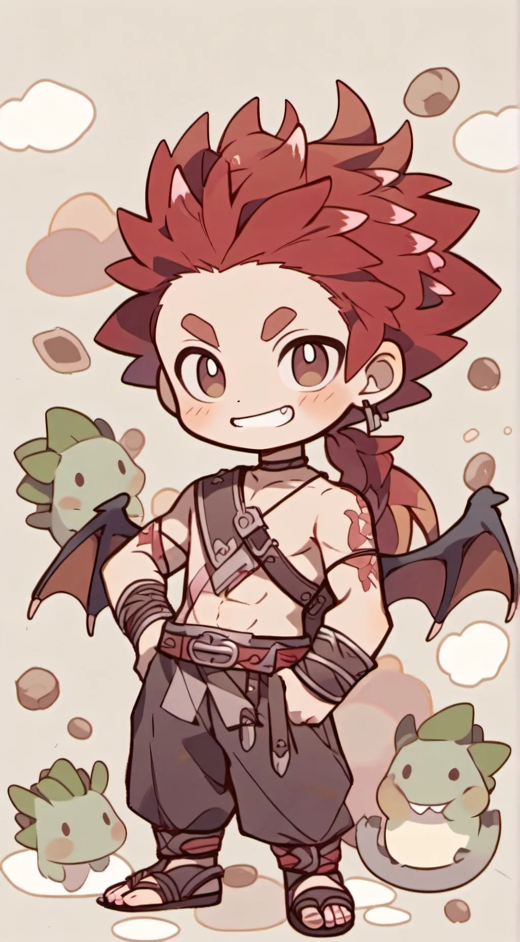 ai character: Mha fantasy  background