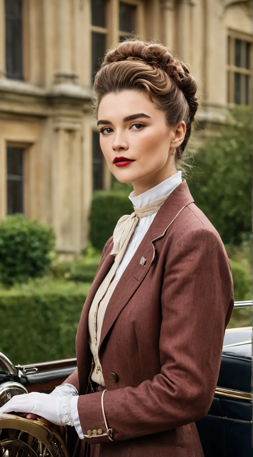 ai character: Lady Katherine  background