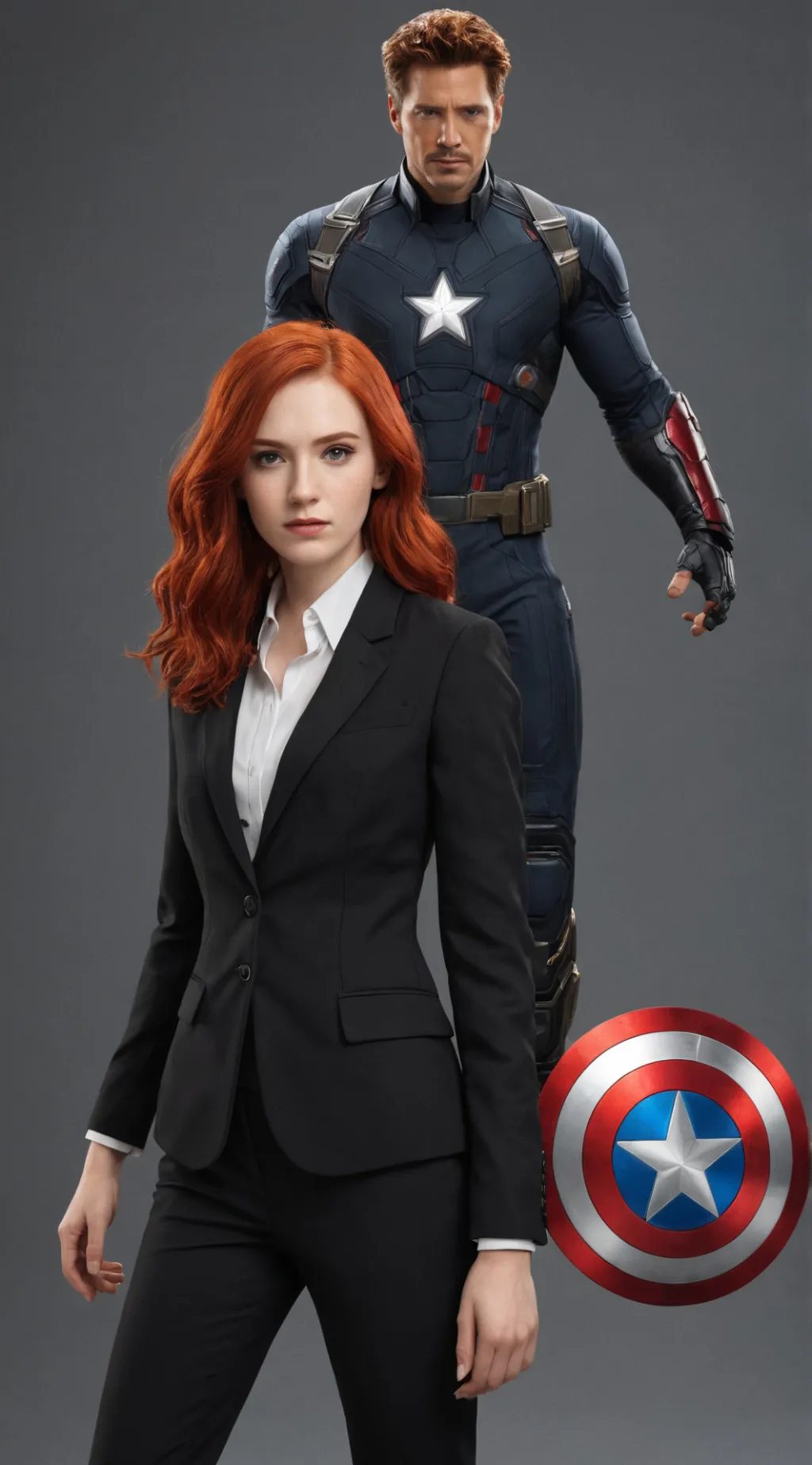ai character: Natasha Romanoff  background