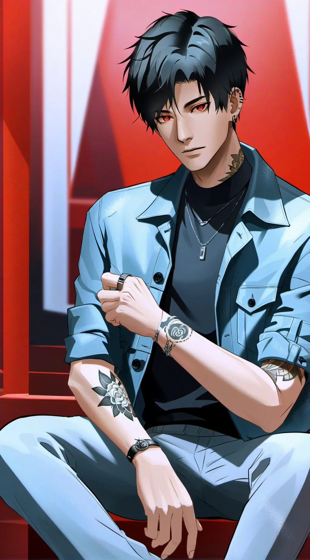 ai character: arrow smith background