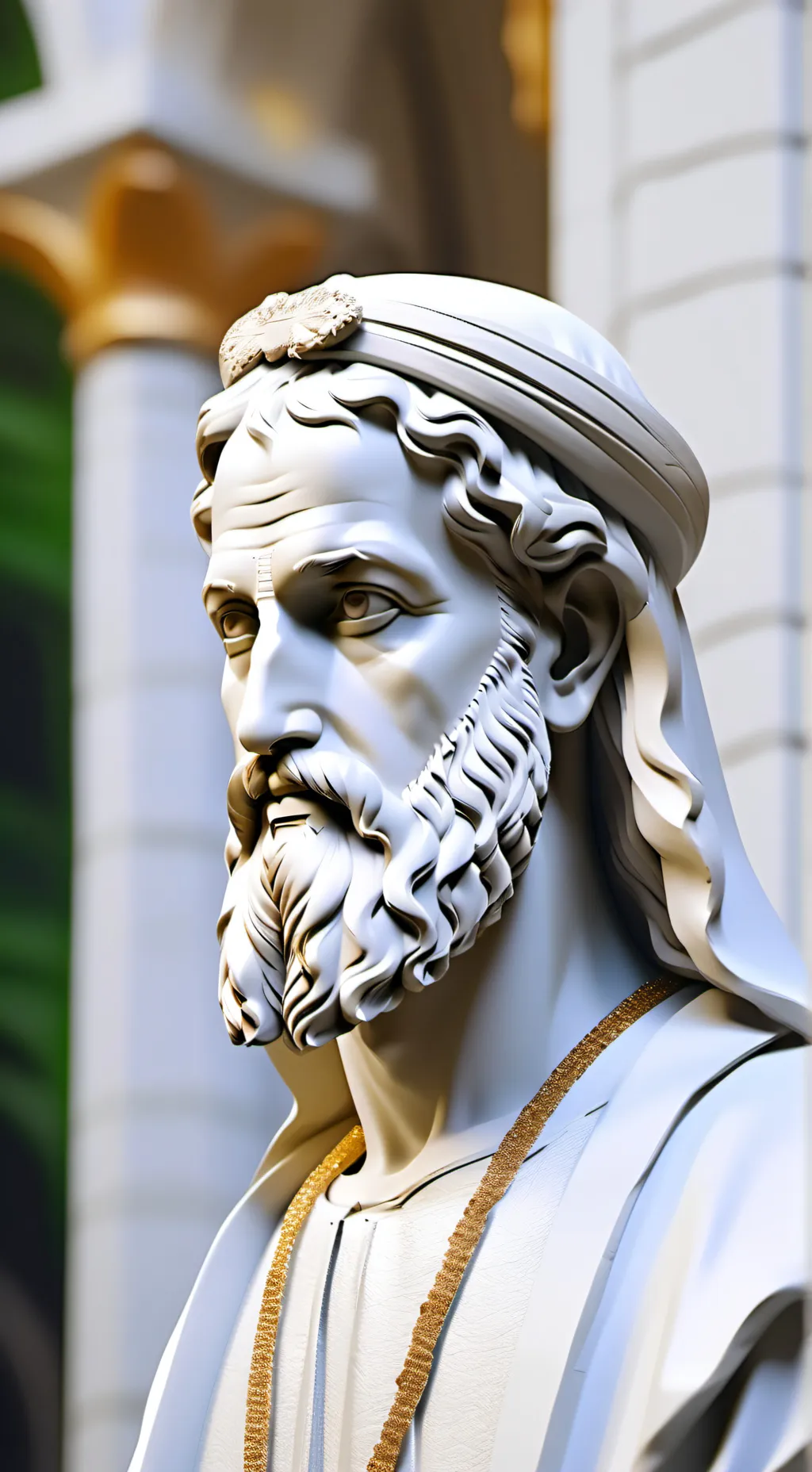 ai character: Gods hand background