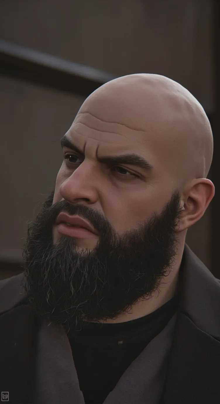 ai character: Micheal de sant  background