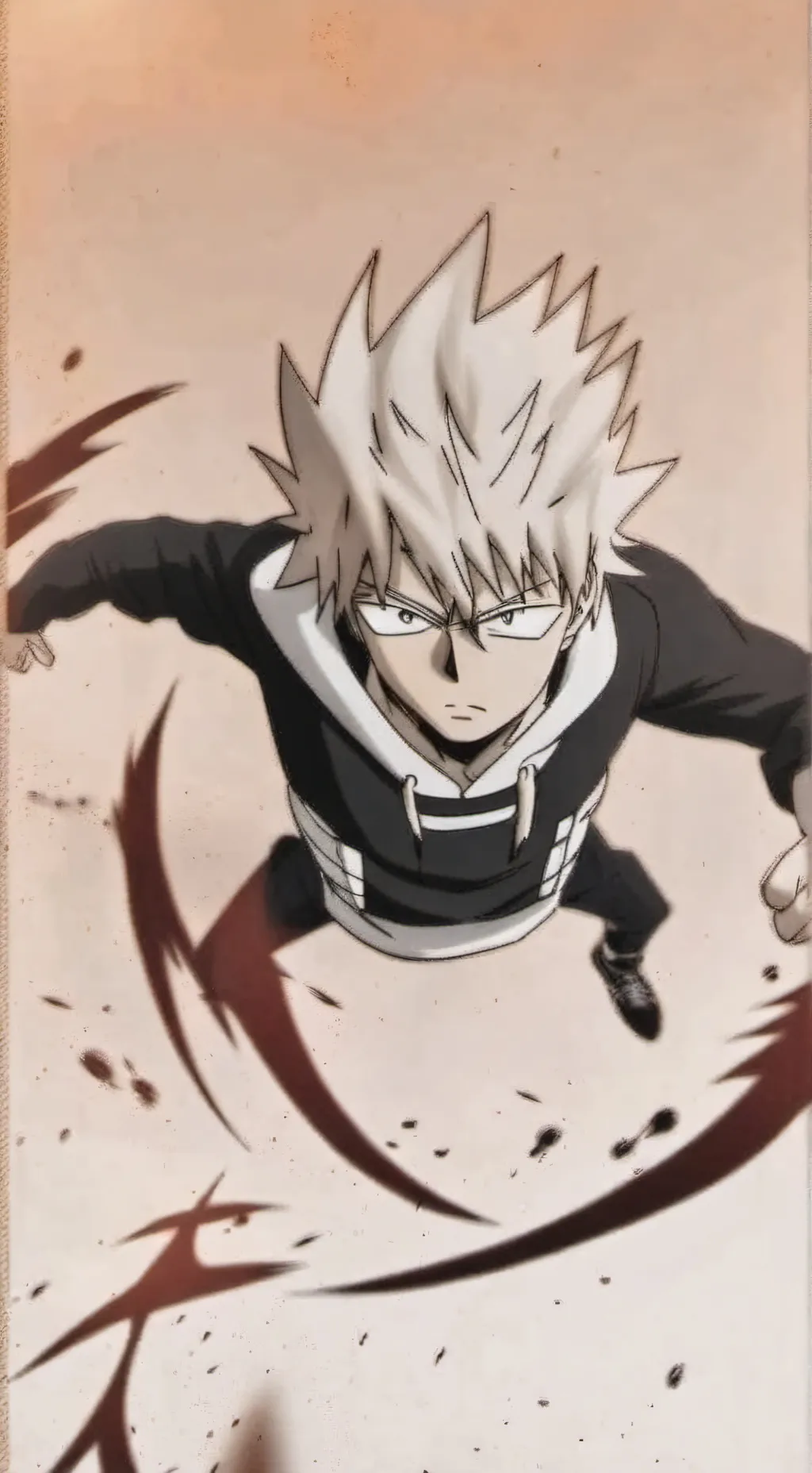 ai character: mha final battle background