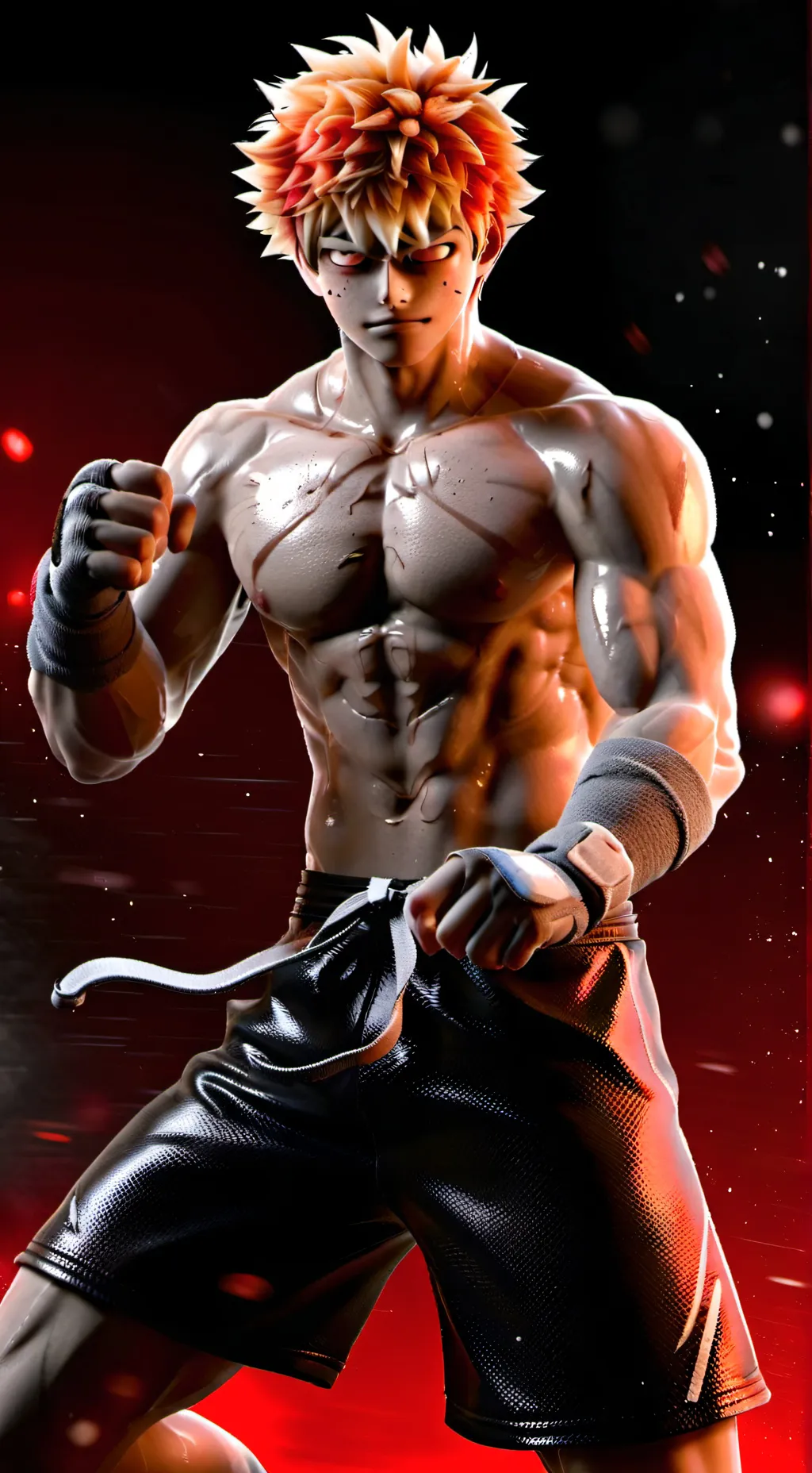 ai character: Bakugo background