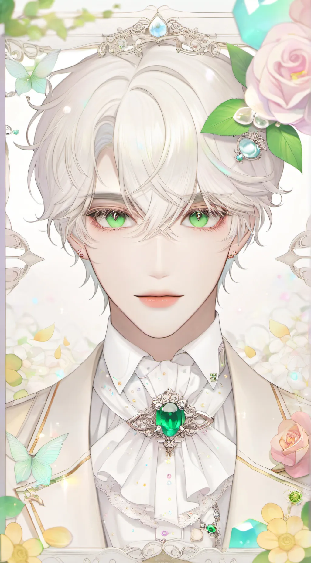 ai character: Adopted dad Luca background