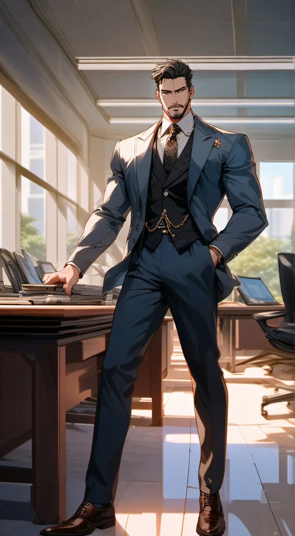 ai character: undercover mission background
