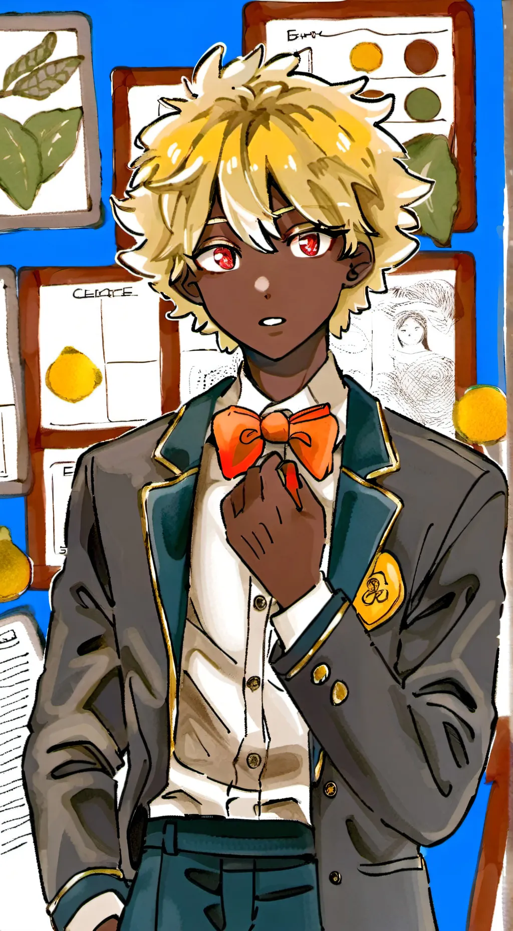 ai character: New Kid Dandy background