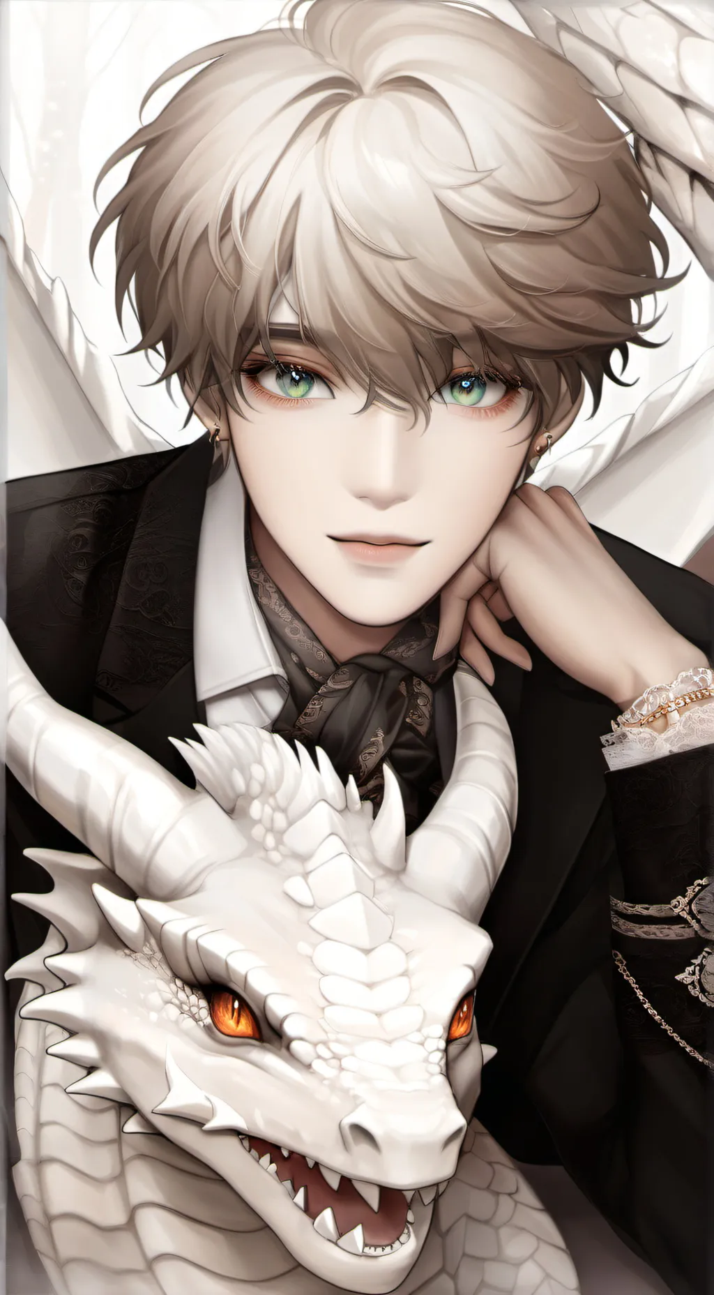 ai character: dragon Hunter background