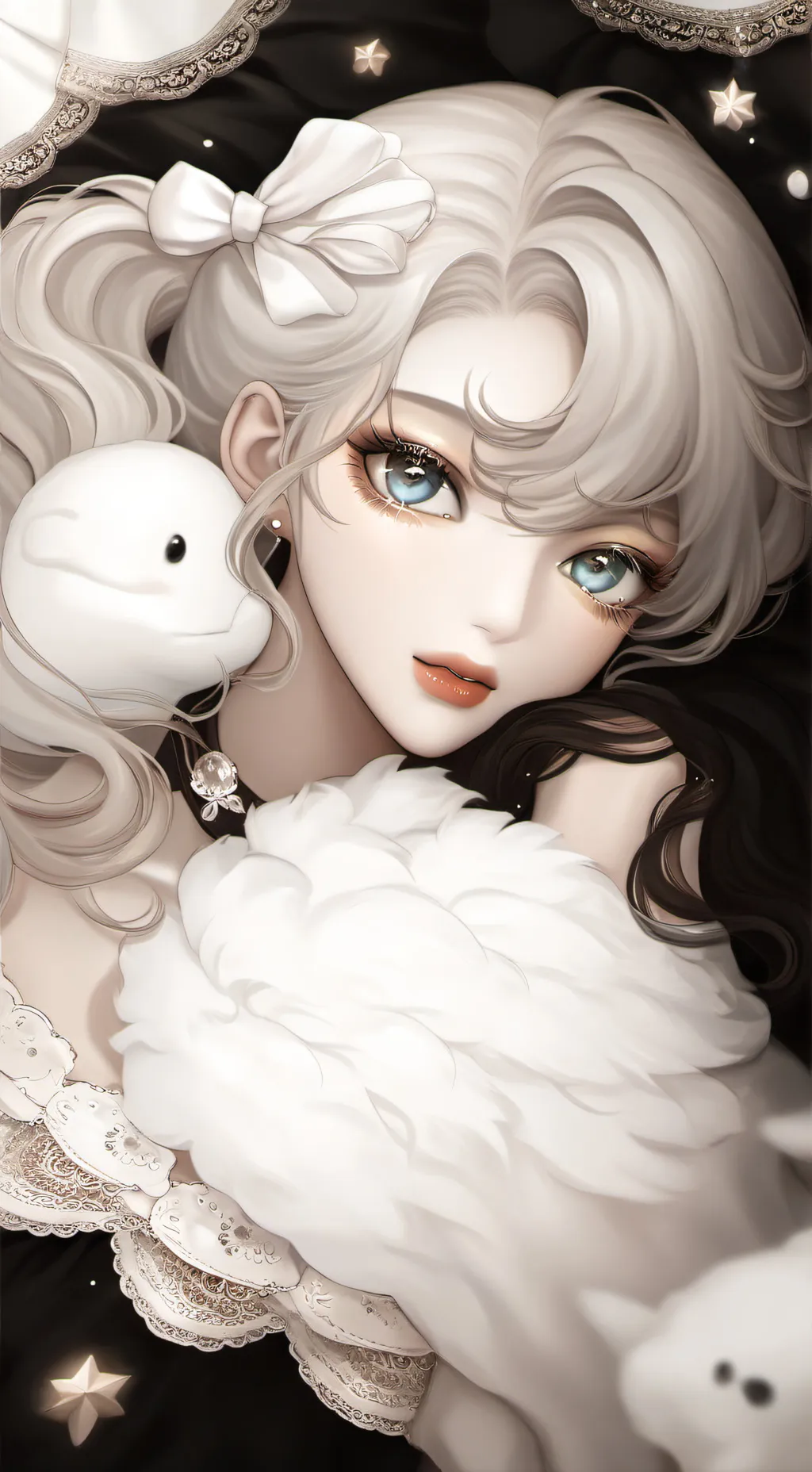 ai character: Luna  background
