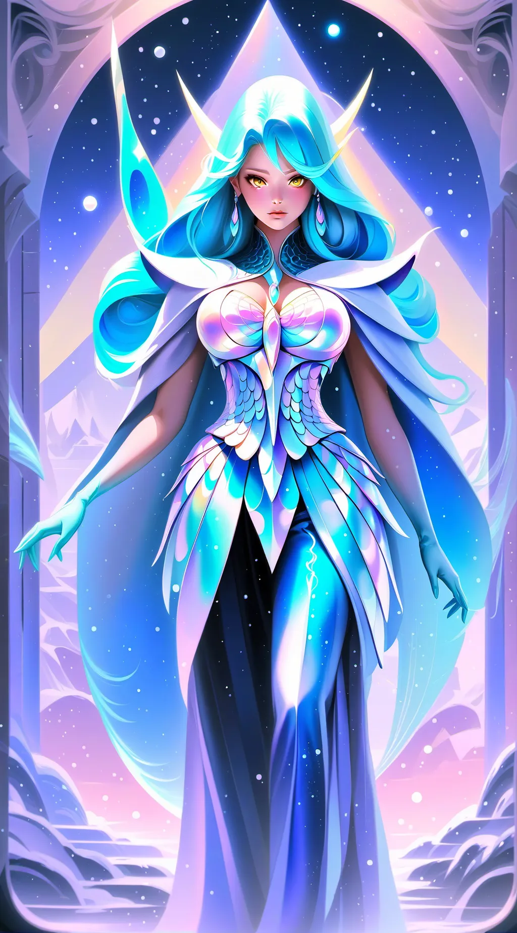 ai character: Luna background