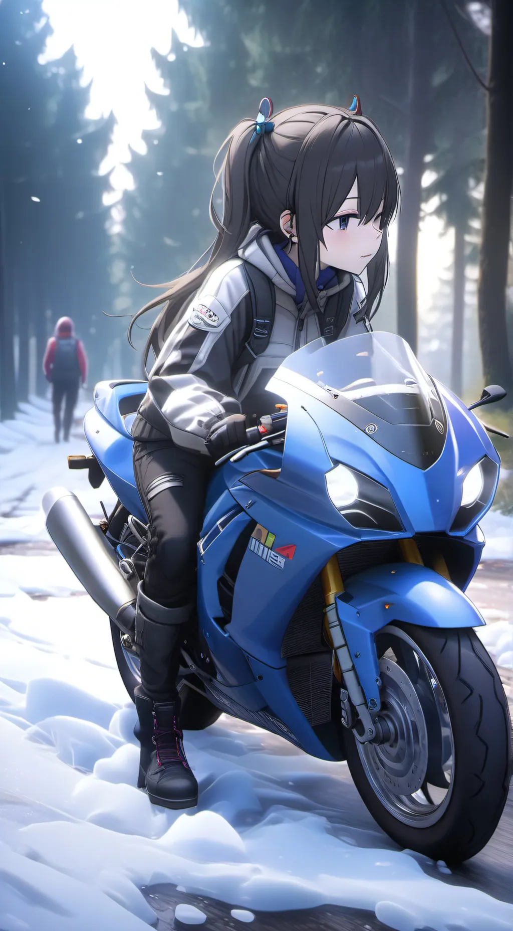 ai character: Crystal background