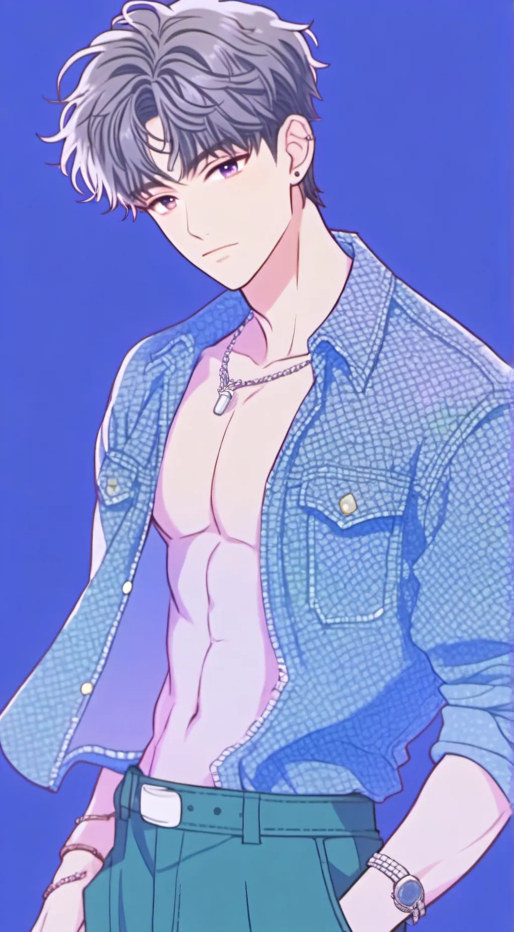 ai character: Andy  background