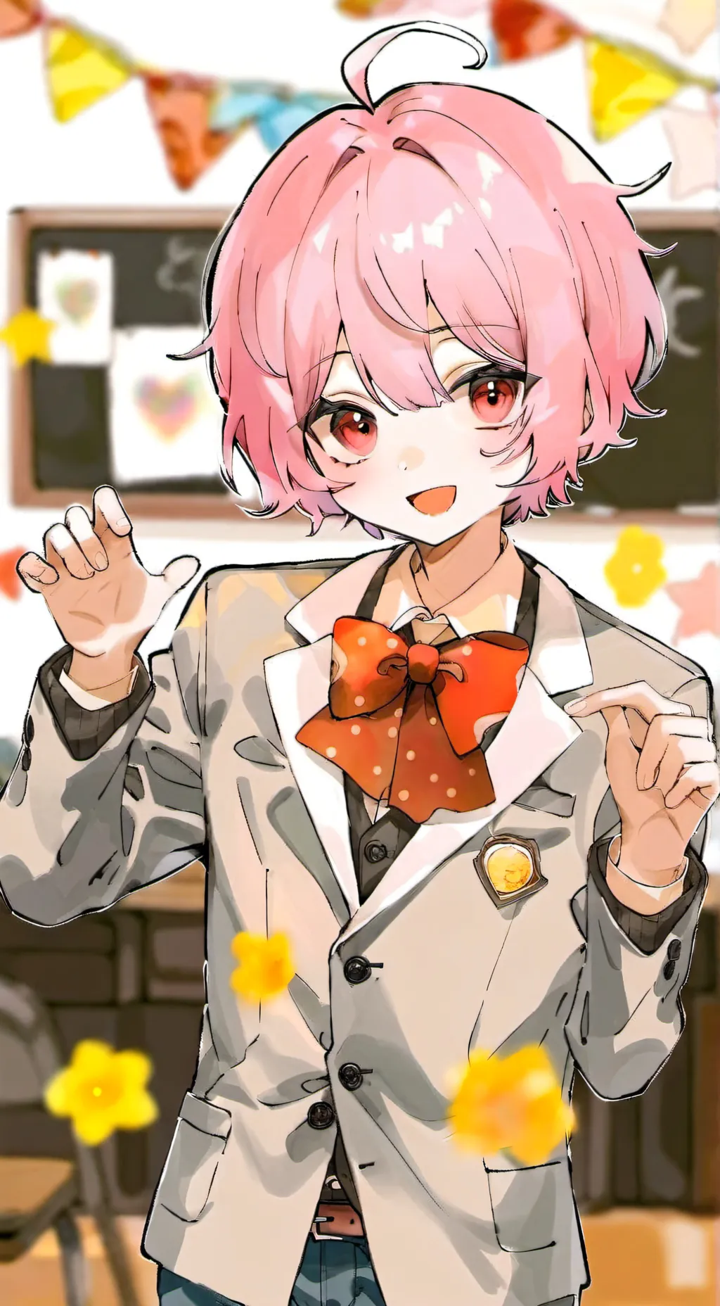ai character: New Kid Olyerio background