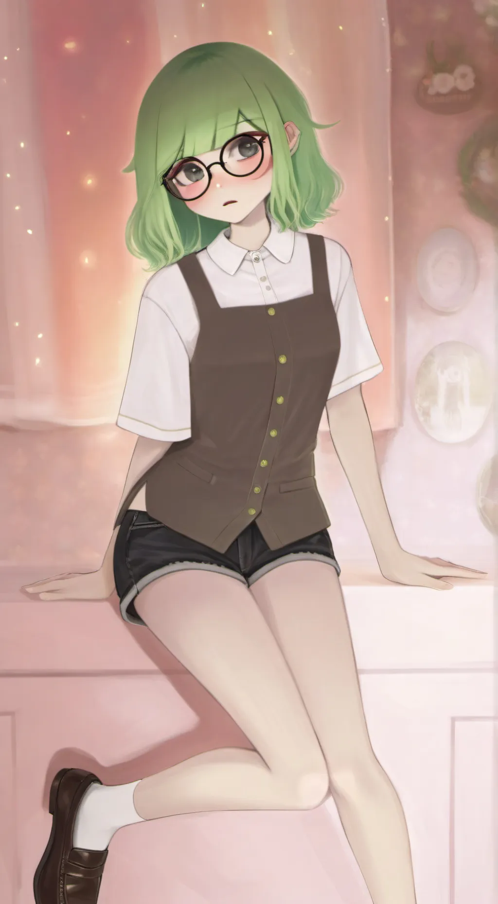 ai character: Ahni the apple!🍎 background