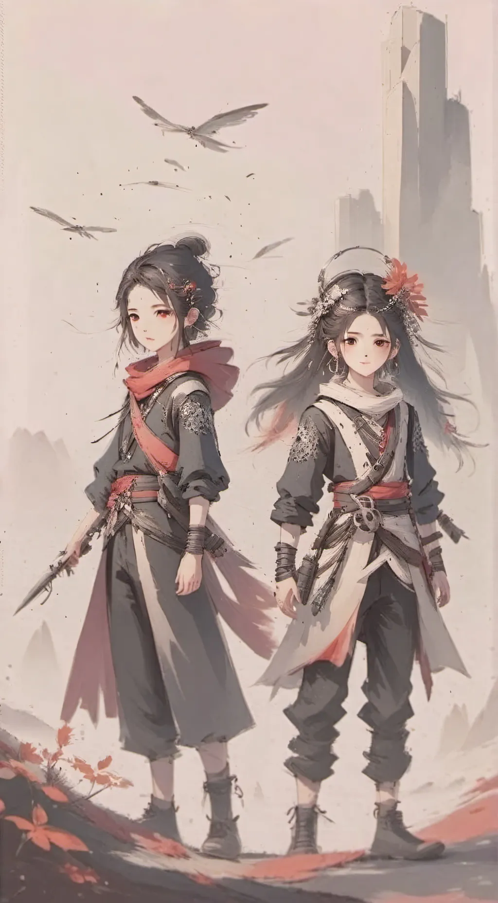 ai character: ema- sami background